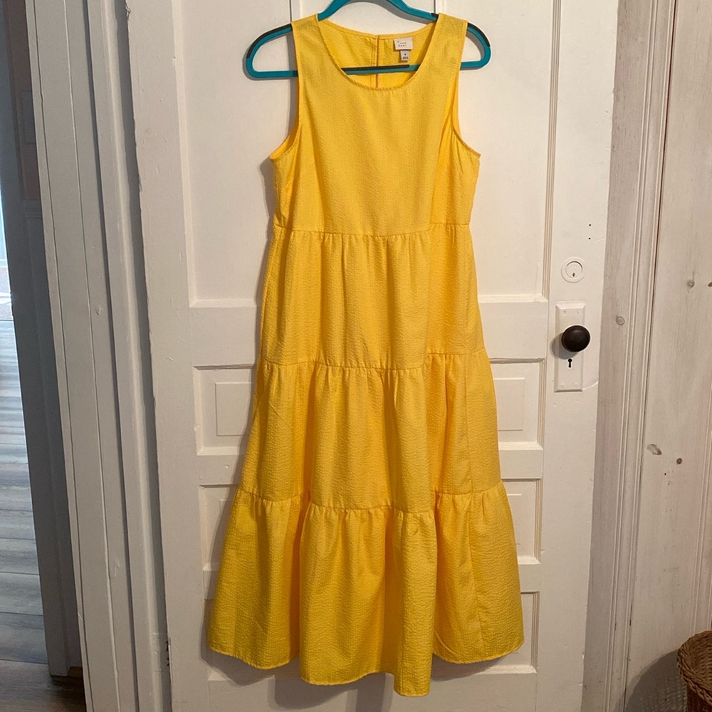 A New Day, From Target, Yellow Maxi Dress, Size Medium